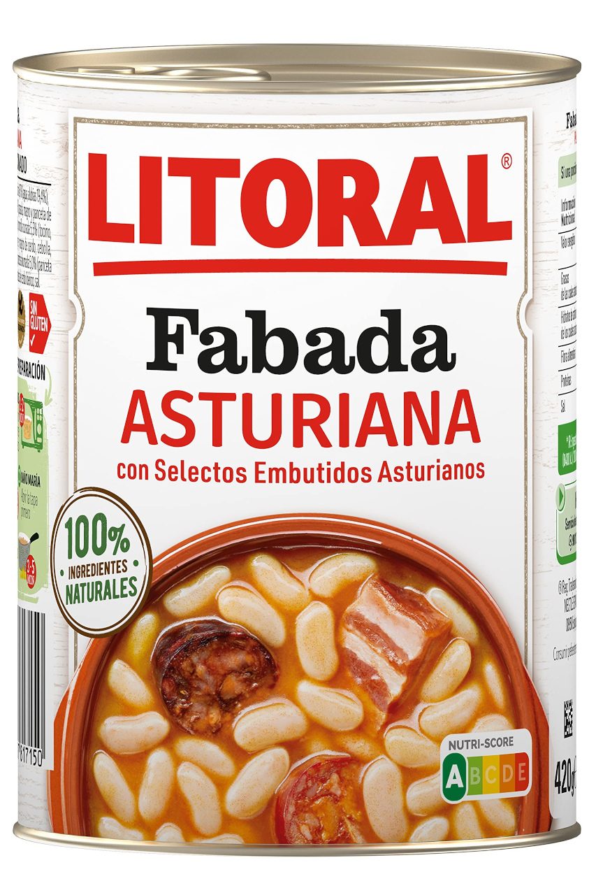 Asturiansk bønnerett Fabada fra LITORAL 420g – næringsrike spanske belgfrukter
