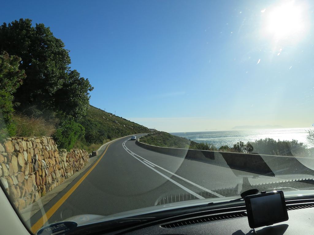 Atlantic ocean coast road to Hermanus