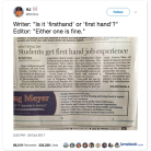 First Hand