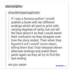 Questionable Ending