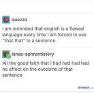 Using Had Language