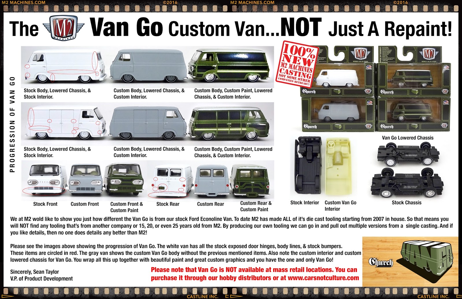 The M2 Van Go Econoline is one of the coolest diecast series this
