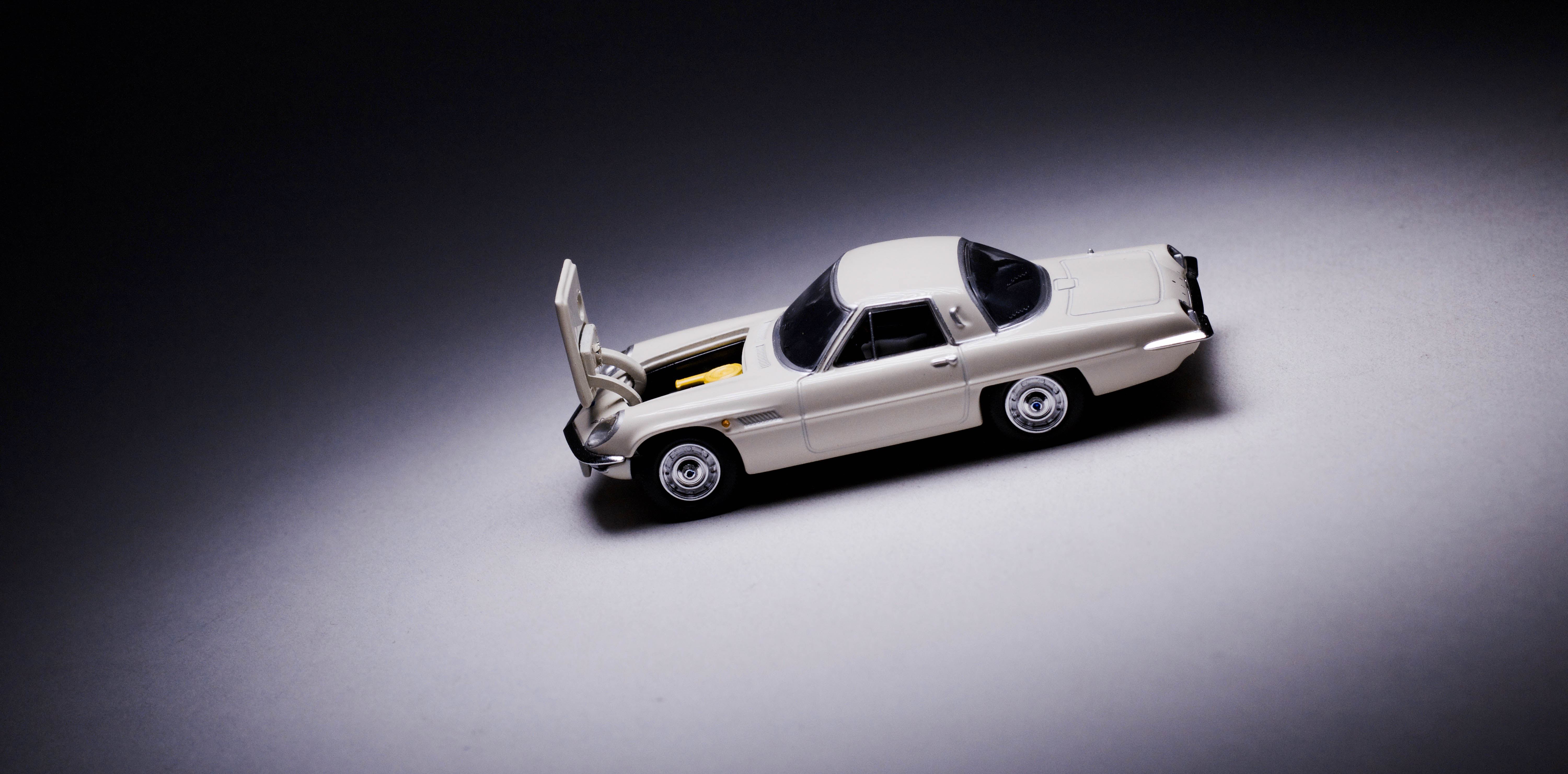 The Rotary Engine and Mazda Cosmo Sport turn 50 this year. Tomica