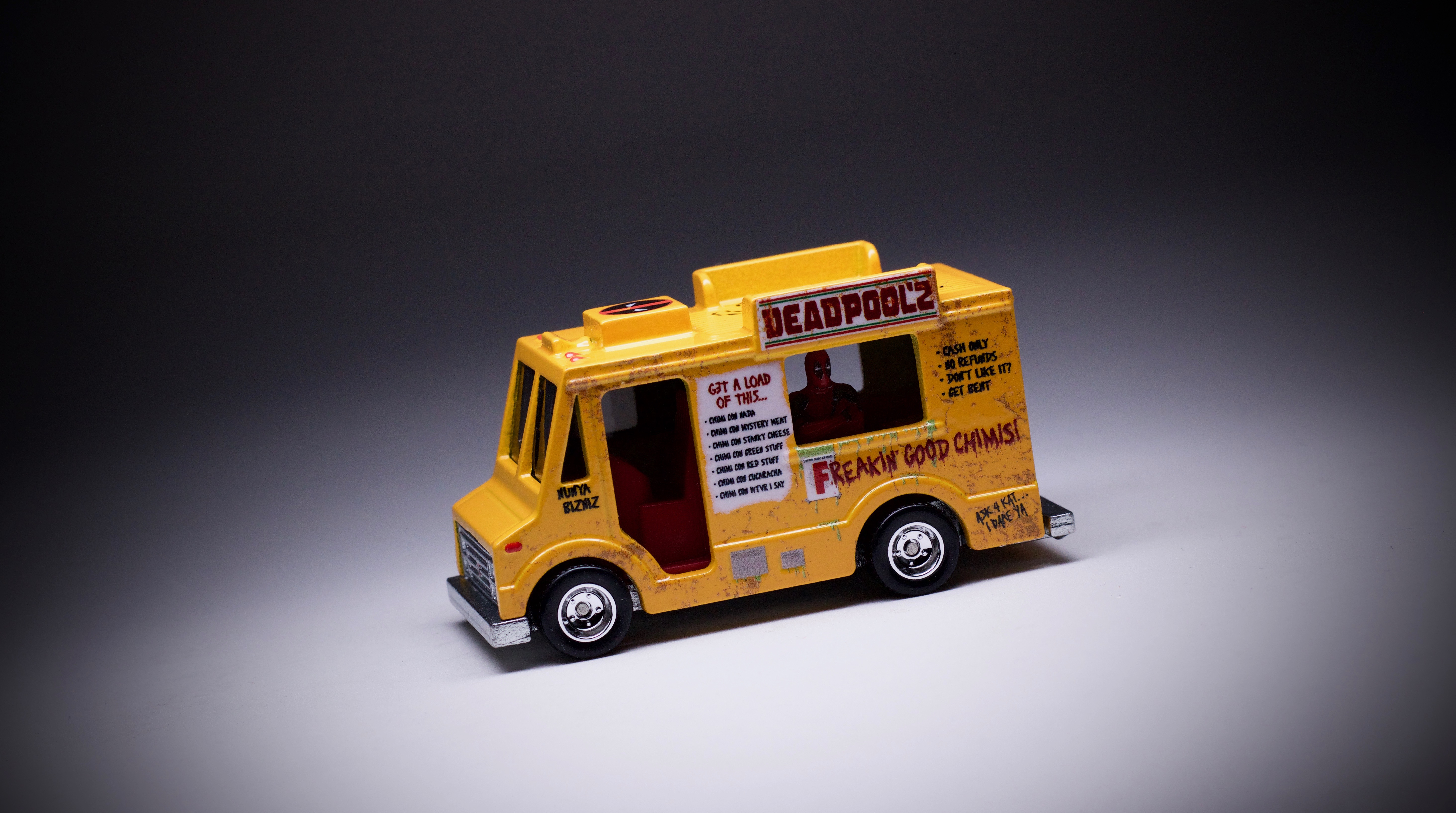 LAMLEY DAILY] Hot Wheels Entertainment Deadpool Chimichanga Truck