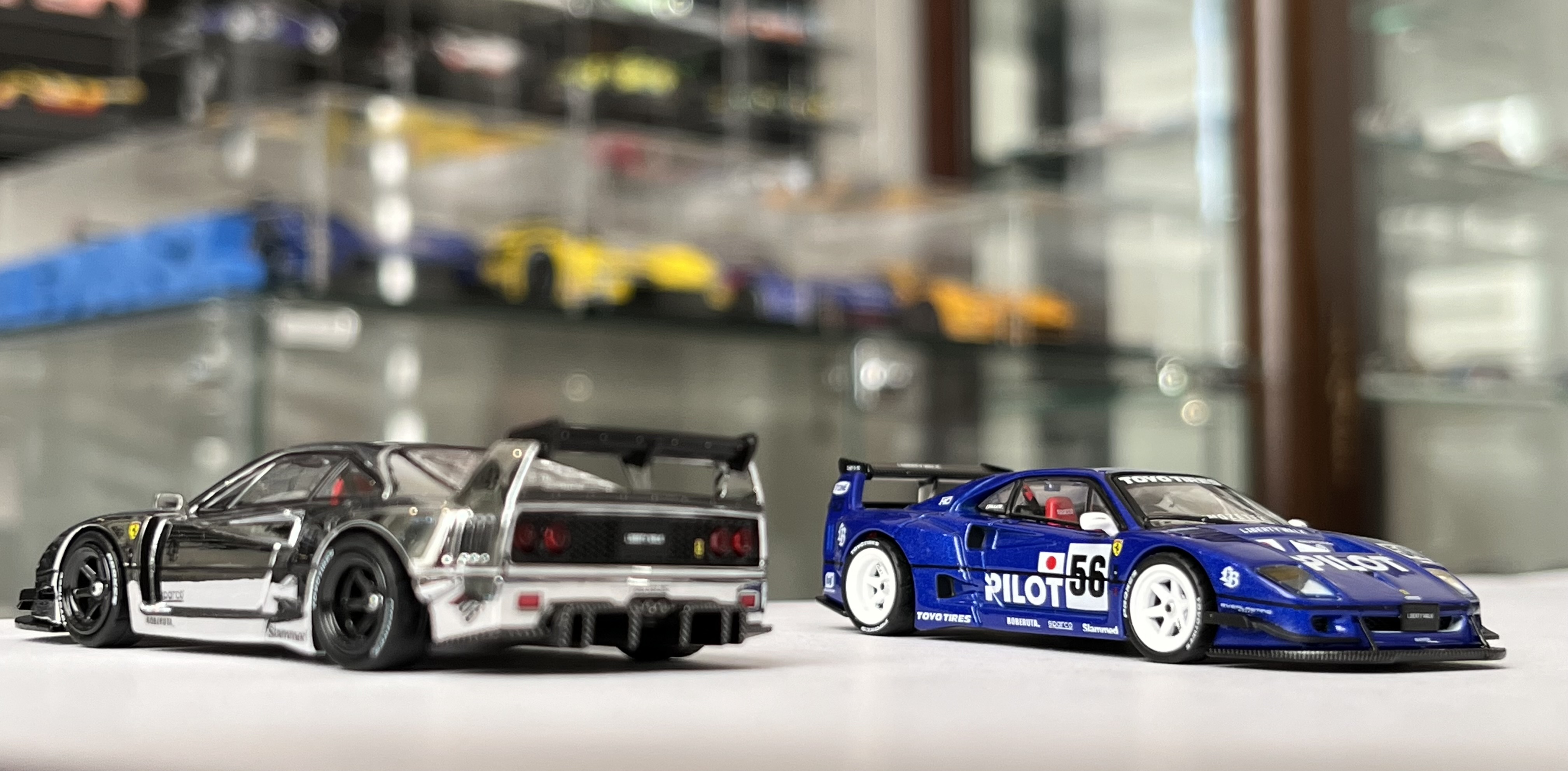 Your favorite not Ferrari is back in blue and chrome silver