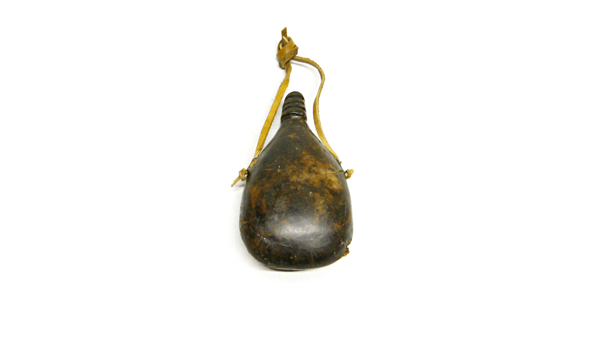 Lot De 2 Appeaux De Chasse Anciens Et Une Cuillère à Poudre - Cuir (occasion)