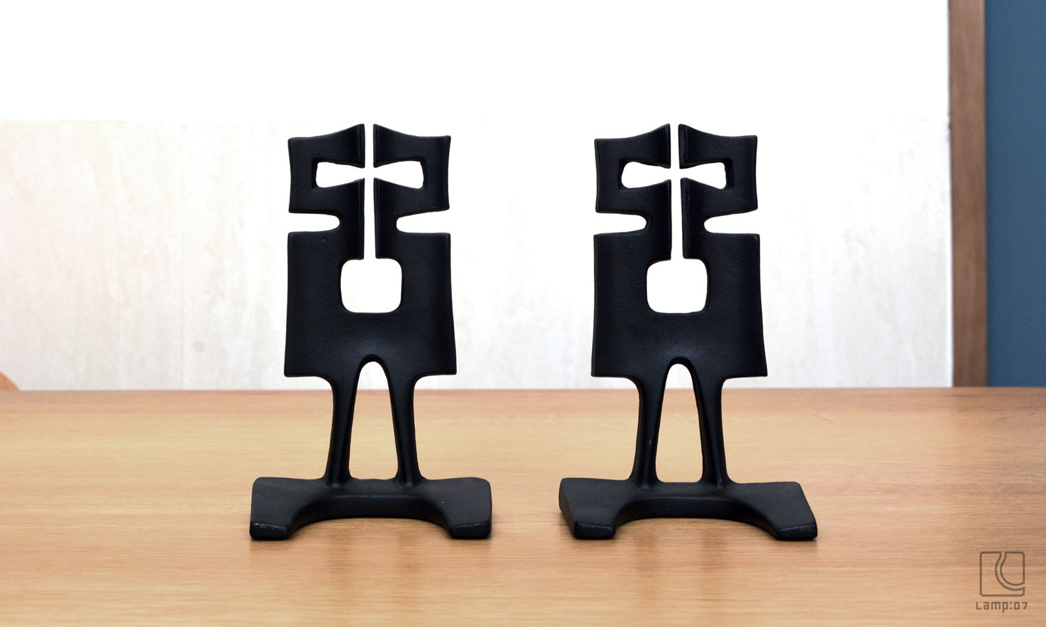 南部鉄 ふくろう みみずく ブックスタンド ブックエンド アングル 南部