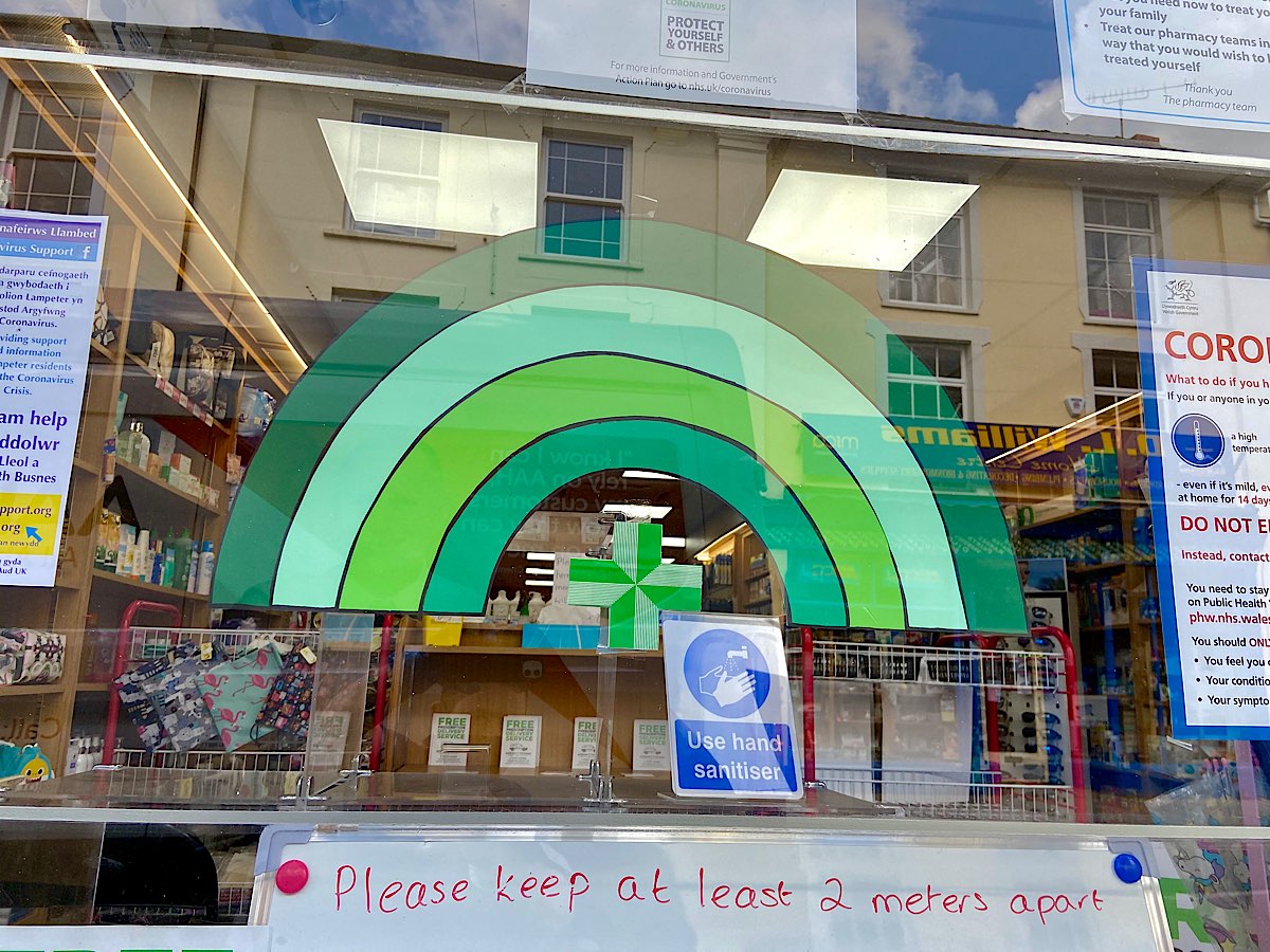 The green rainbow of Adrian Thomas' Pharmacy