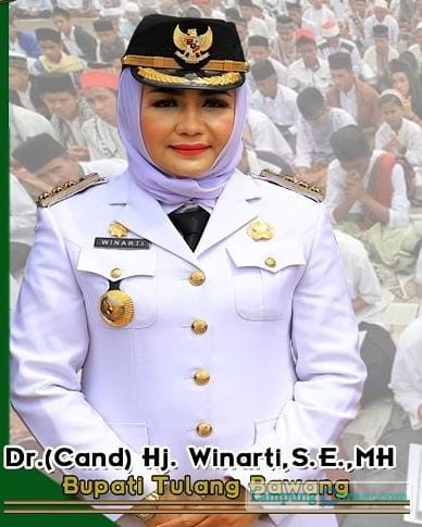 Bupati Tulangbawang Winarti/FOTO ISTIMEWA