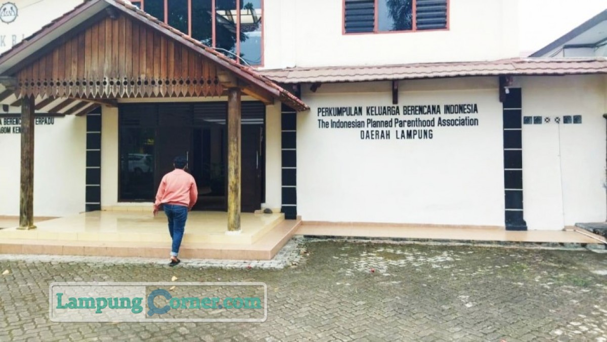 Gedung PKBI Lampung, yang menjadi tempat workshop. FOTO: ISTIMEWA