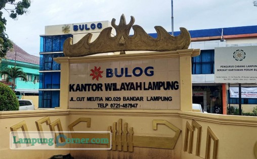 Kantor Perum Bulog Lampung. FOTO: Dwi DS
