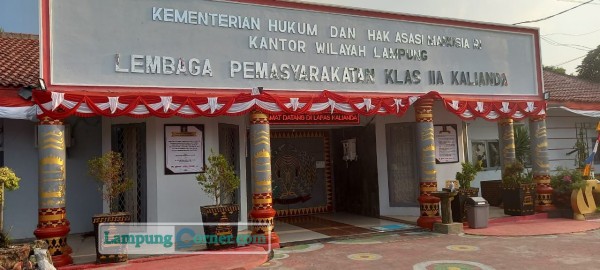 Lembaga Pemasyarakatan (Lapas) Kelas IIA Kalianda, Lampung Selatan. FOTO: Ahmad Kurdy
