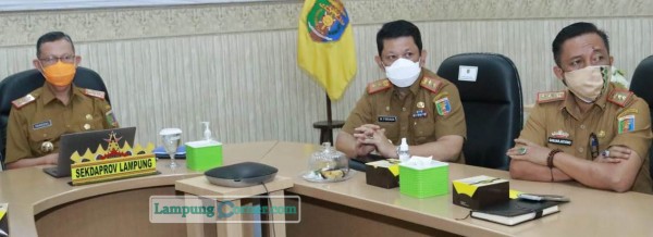 Sekprov Lampung Fahrizal Darminto menjadi pembicara dalam KKDN Sespimti Polri Dikreg ke-30. Foto: Istimewa