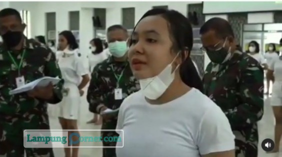 Elvina Sella Sembiring, calon Kowad. Foto: Tangkapan layar Instagram Kodam I Bukit Barisan