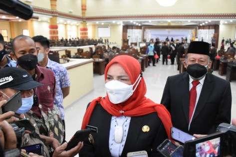Wali Kota Bandarlampung Eva Dwiana. Foto: Sulaiman