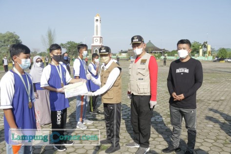 Atlet Pringsewu siap berangkat ke PON Papua. Foto: Humas Pemkab Pringsewu