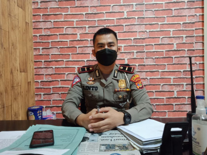 Kanit Regident Satlantas Polres Tuba Ipda Linto. Foto: Albari