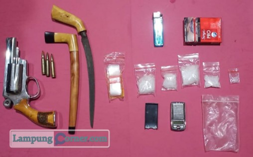Barang bukti yang diamankan polisi. Foto: Humas Polres Mesuji