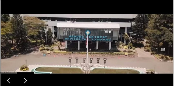Gedung Rektorat Universitas Lampung. Foto: unila.ac.id