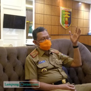 Sekretaris Provinsi Lampung Fahrizal Darminto. Foto: Dwi DS