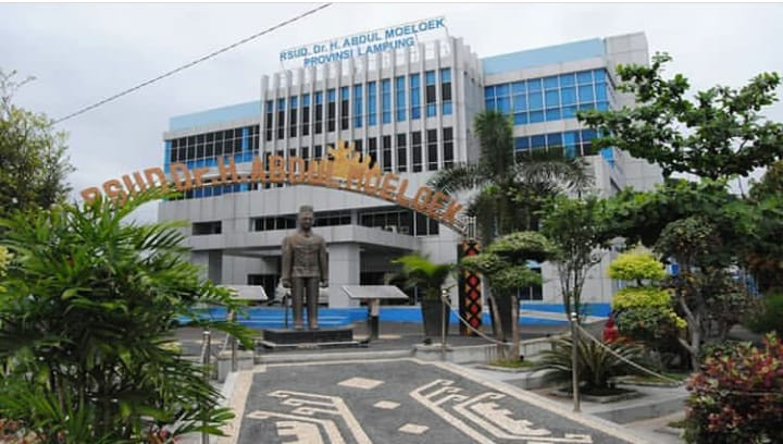 Rumah Sakit Umum Daerah Abdul Moeloek. Foto: Istimewa