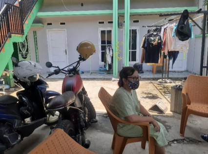TKP Indekos Bima Shiwa. Foto: Pandu