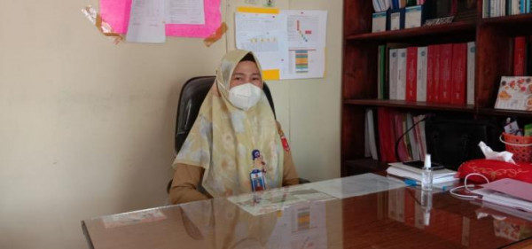 Satgas penanganan percepatan Covid-19 bidang komunikasi publik, Erna Yanti, Senin (11/10/2021). Foto: Ari Gunawan