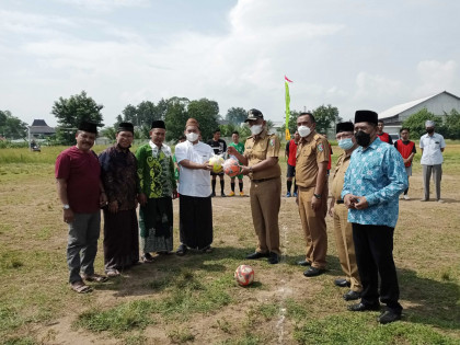 Liga santri U-18 Pringsewu resmi dibuka. Foto: Humas Pemkab Pringsewu
