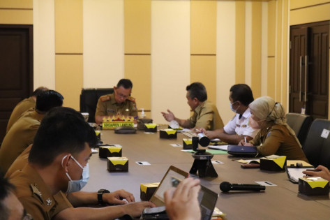Rapat persiapan groundbreaking Bakauheni Harbour City. Foto :Istimewa