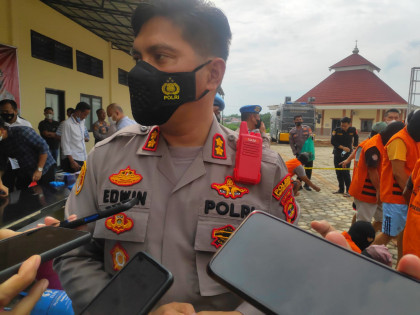 Kapolres Lampung Selatan AKBP Edwin. Foto: Ahmad Kurdy