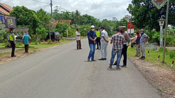 Olah TKP yang dilakukan Satlantas Polres Tubaba. Foto: Istimewa