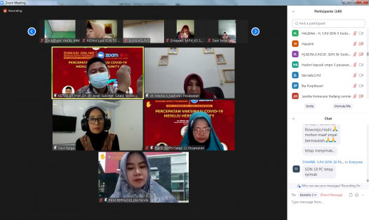 Tangkapan layar program 'Bupati Pesawaran Menyapa'. Foto: Istimewa
