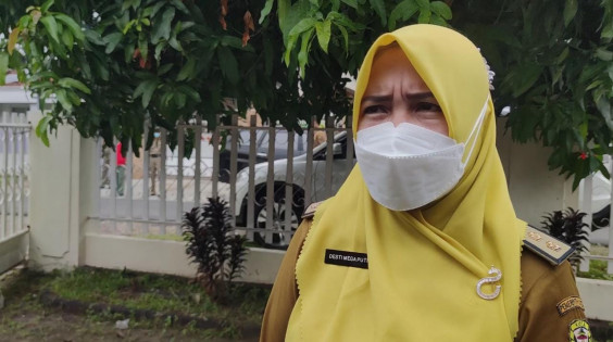 Plt Kepala Dinas Kesehatan Bandarlampung Desti Megaputri, Selasa (7/12/2021). Foto: Istimewa
