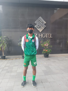 Ngatmin, pemain timnas U-15 asal Waykanan. Foto: istimewa