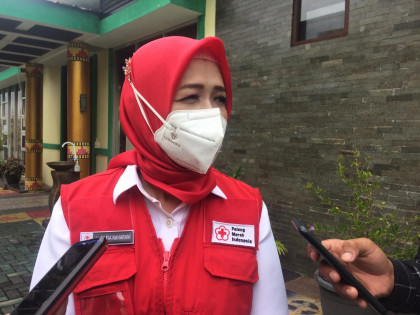 Silfia Naharani, Ketua PMI Kota Metro. Foto: Adi