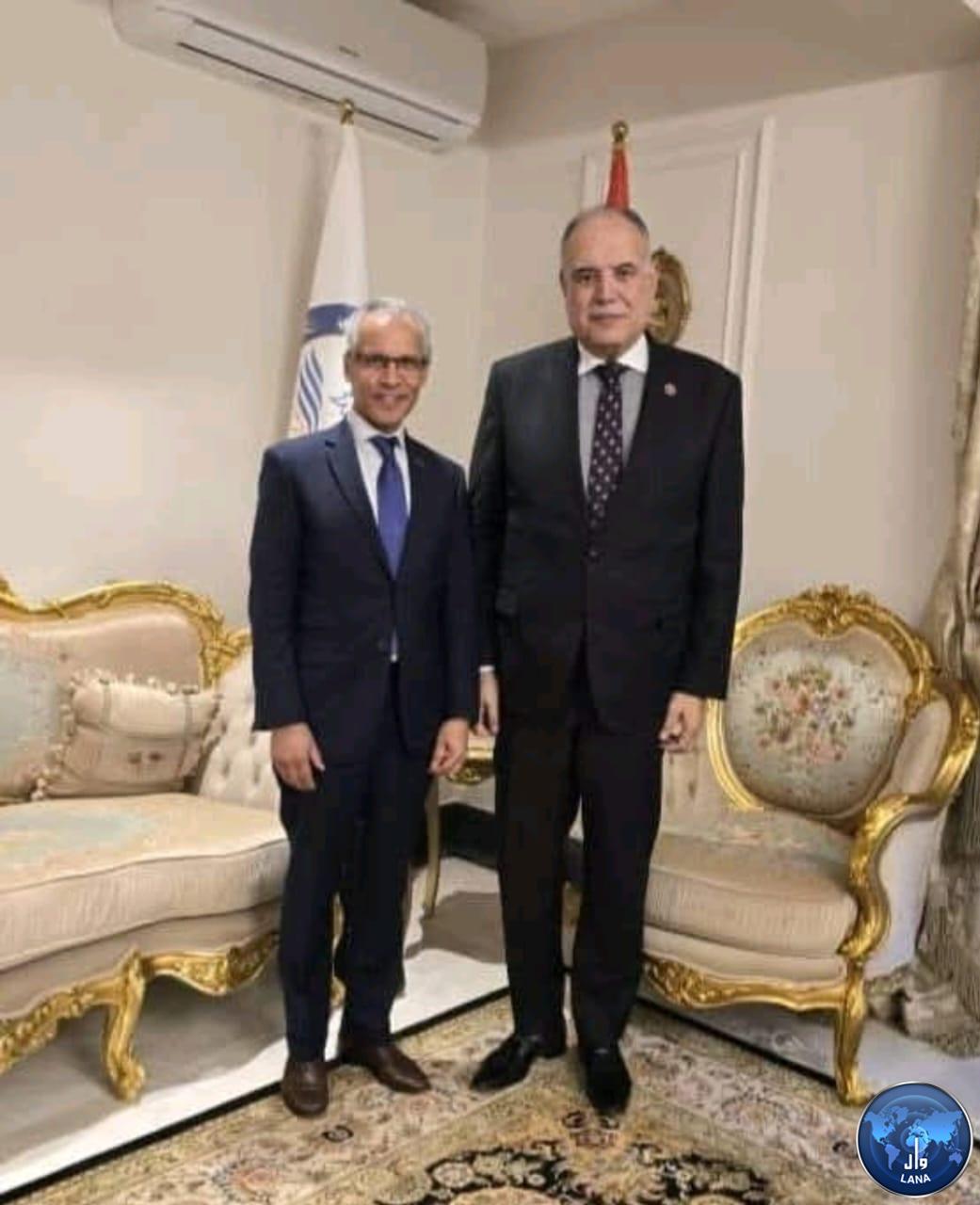  مستشار الأمن القومي يلتقي بسفير فرنسا لدى ليبيا .