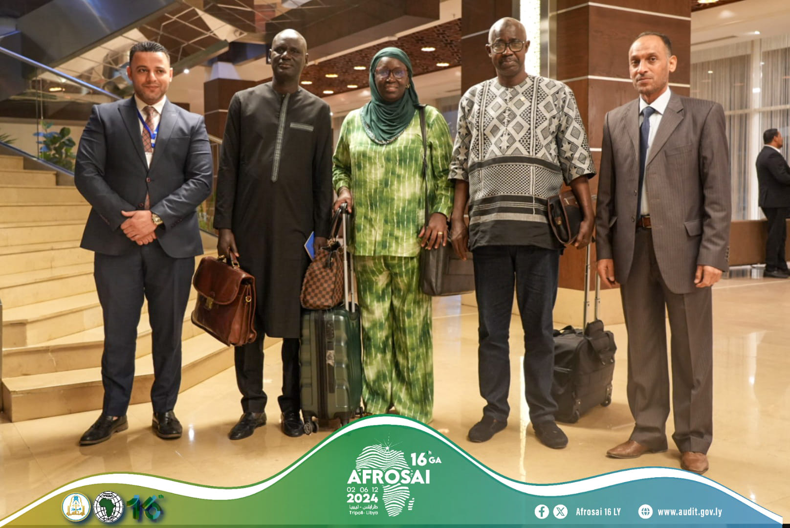 وفد سينغالي يصل طرابلس للمشاركة في اجتماعات الجمعية العامة الـ16 لمنظمة الأفروساي .