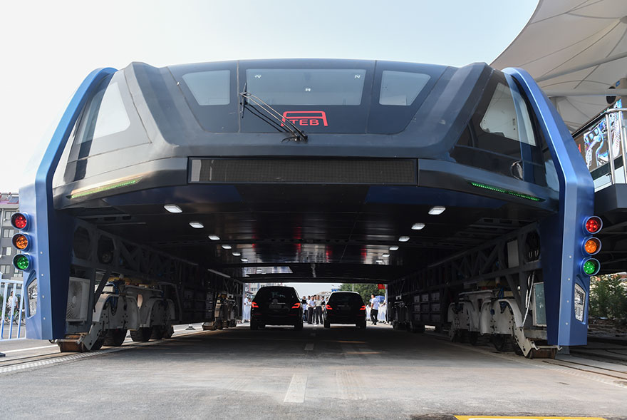 TEB Elevated Bus China#2