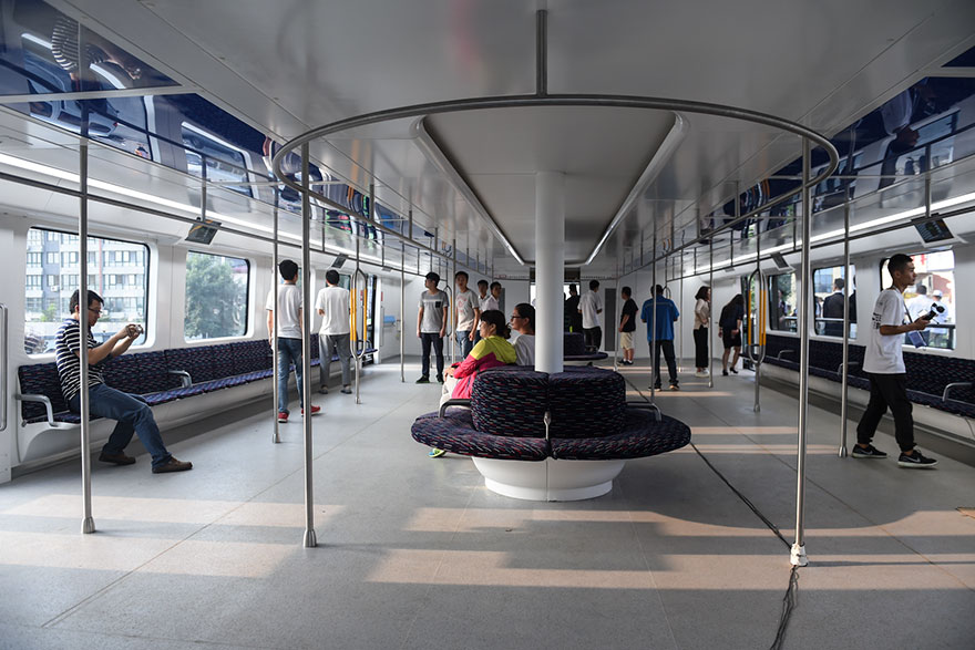 TEB Elevated Bus China#3
