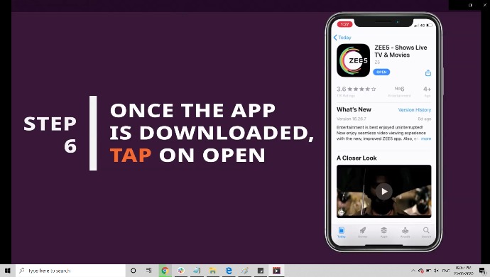 After the app is downloaded, open it and enjoy your TV series and movies