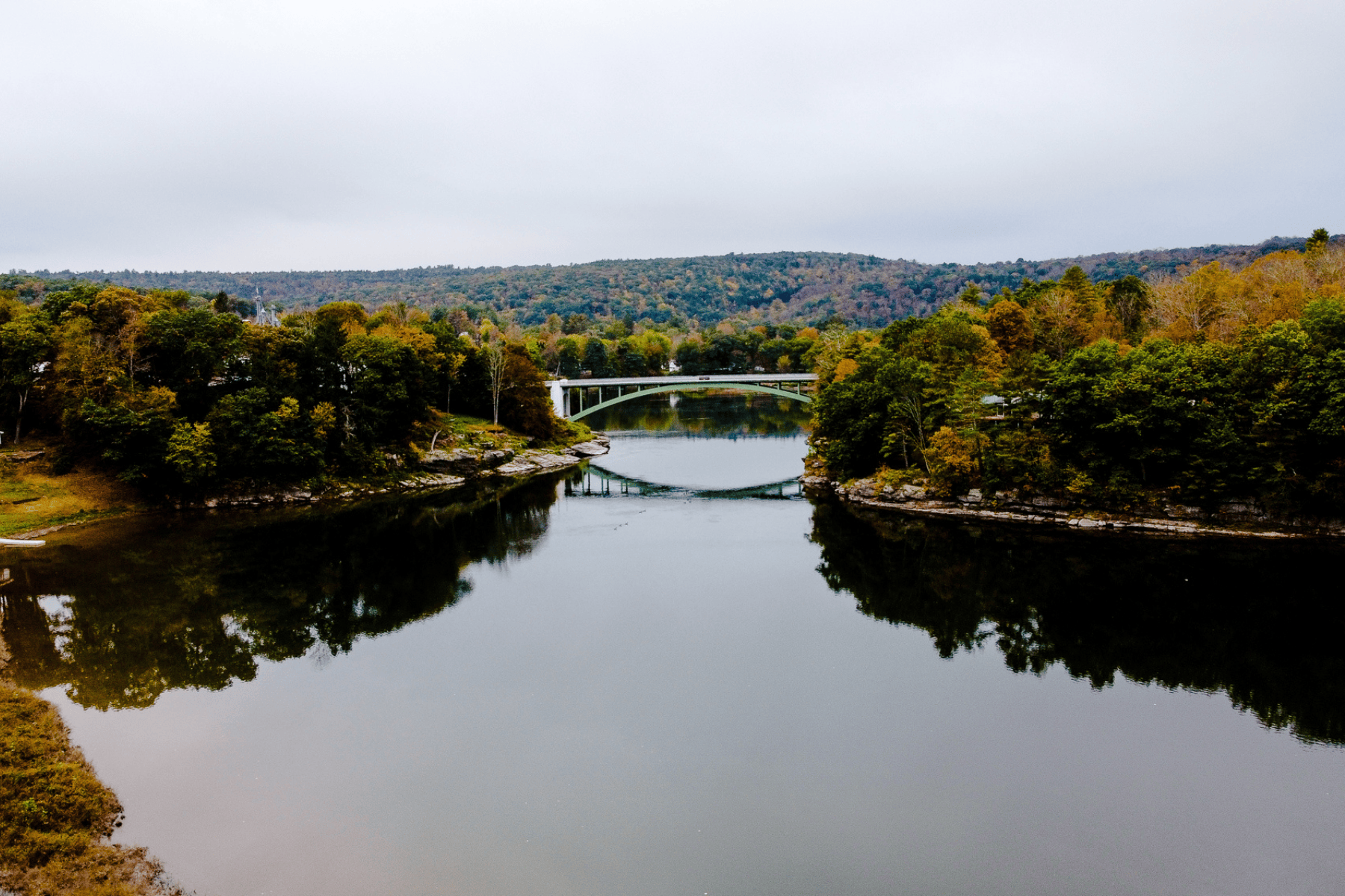 November on the river - Narrowsburg Bridge