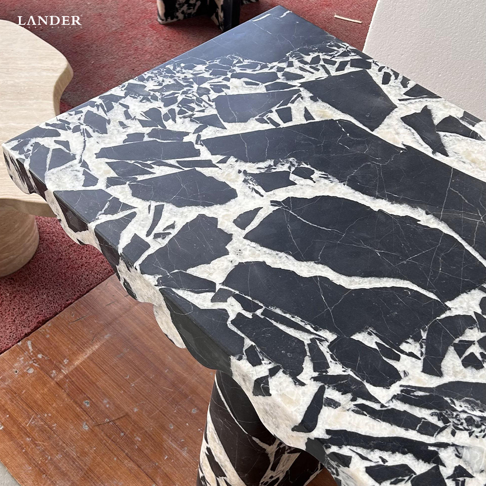 Marble console table