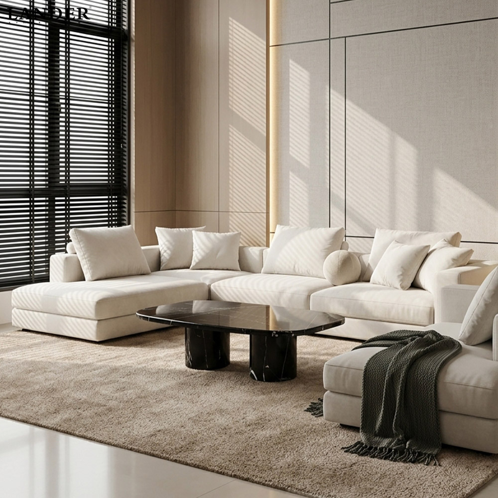 Nero Marquina- China Low Marble Coffee Table