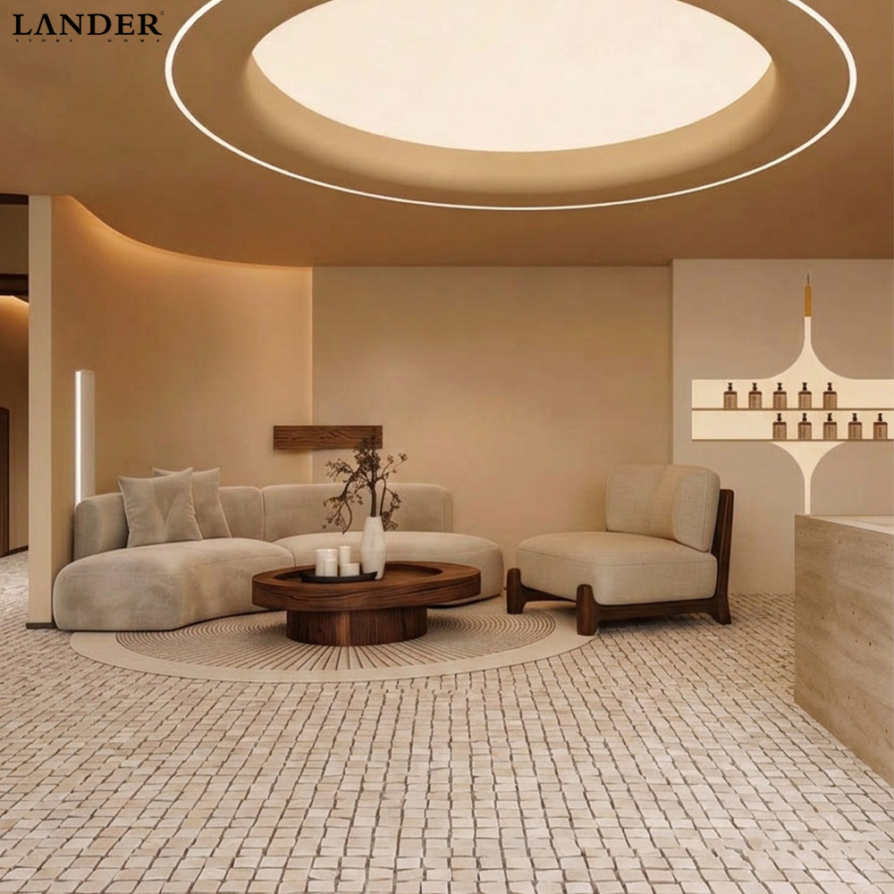 Travertine Marble Mosaic Small Mixed Pieces Tile