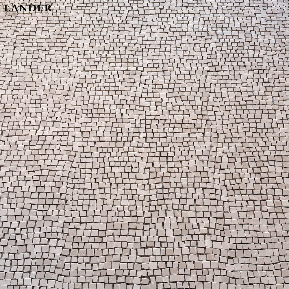 Travertine Marble Mosaic Small Mixed Pieces Tile