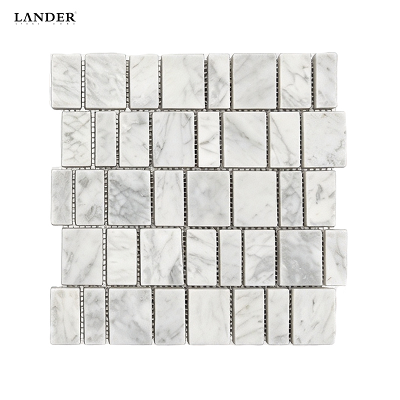 Rosa Levanto Marble Mosaic Mixed Pieces Tile