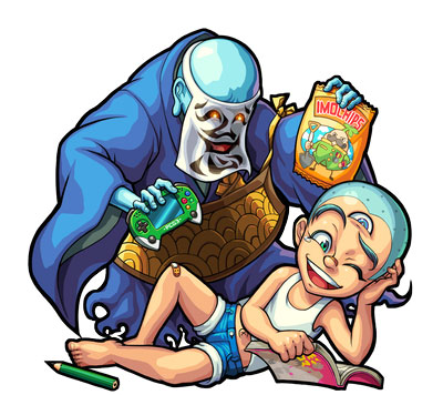 Third day - eyebrow-power has subsided and the third eye is sleepy.