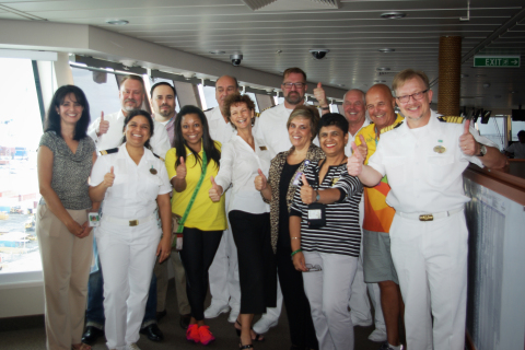 Landry Kling S Norwegian Getaway Ship Charter En Route To