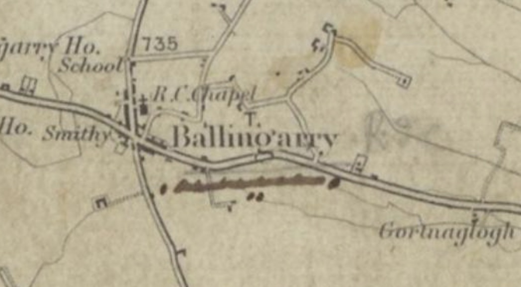 A Closer Look At The Markings On The Tipperary Old IRA Map Ballingarry 
