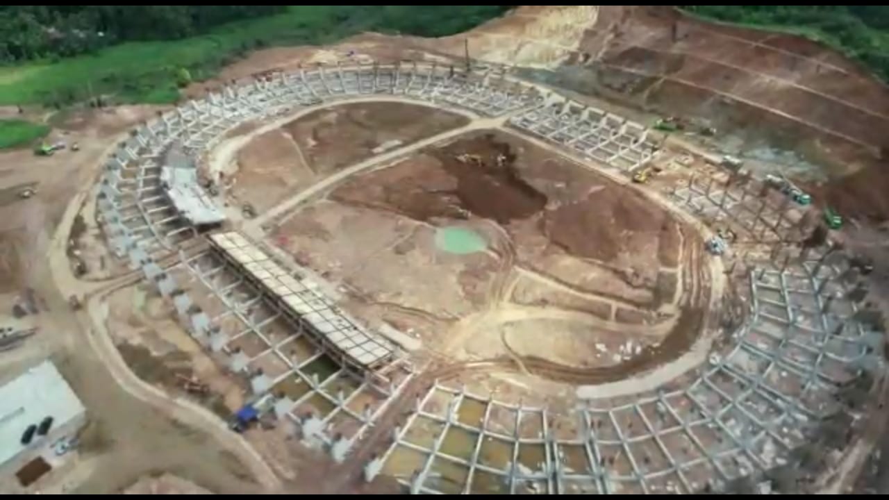 Stadion Utama Padang Pariaman Selesai 30 Persen
